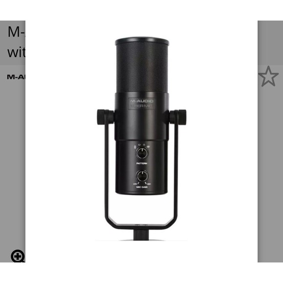 M-Audio Uber Mic USB Microphone with Headphone Output - Picture 4 of 8